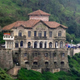 The Tequendama Falls Museum in Columbia, a large former hotel turned museum.